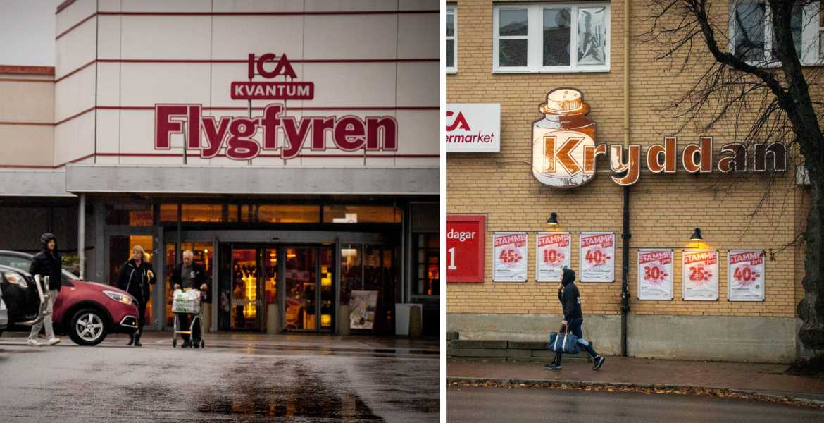 Bild på ICA Flygfyren och ICA Kryddan i Norrtälje.
