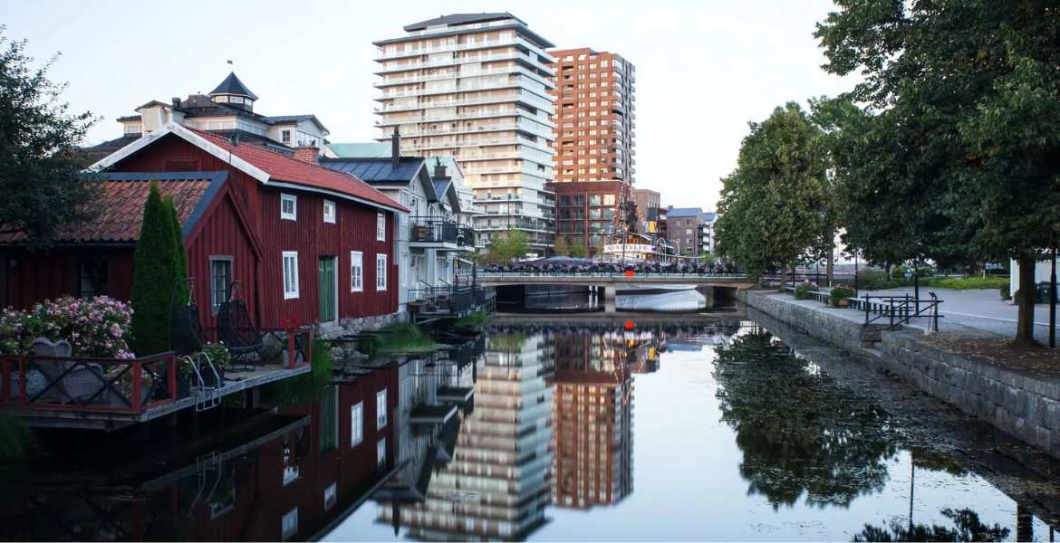 Bild på Norrtäljeån.