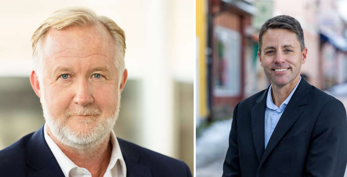 Pressbild av Johan Pehrson och Robert Beronius.