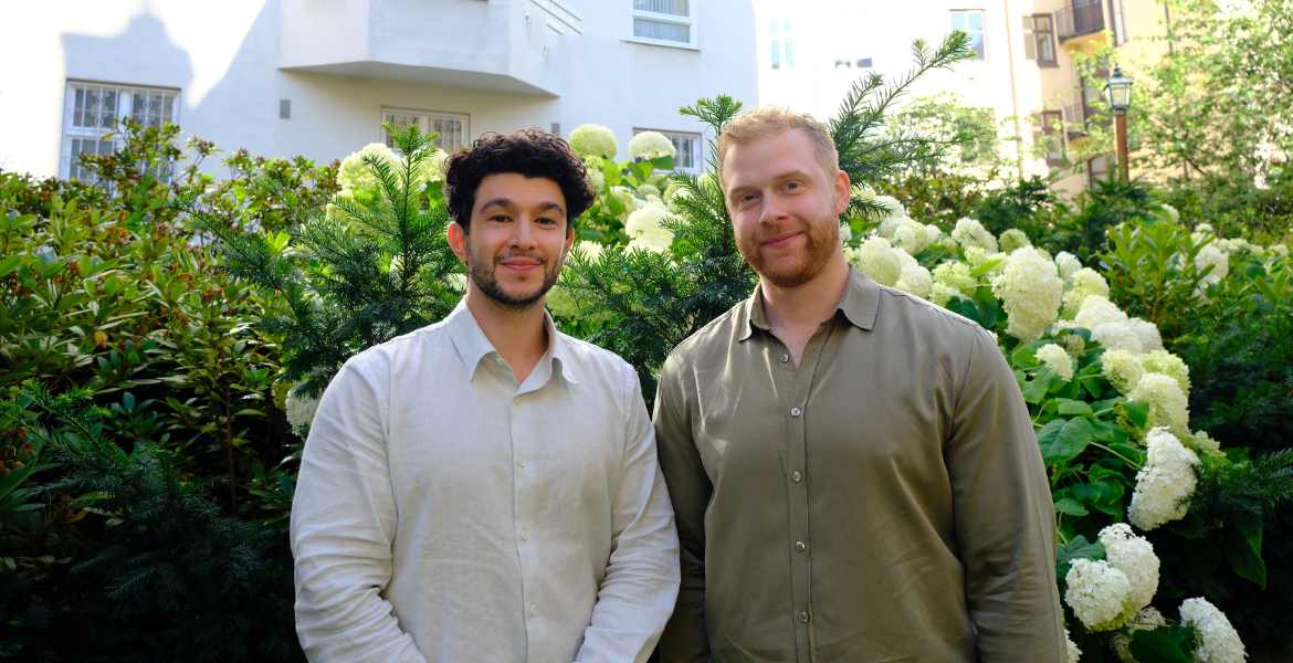 Yekta Keskin (tv) och Johan Lundgren (th).
